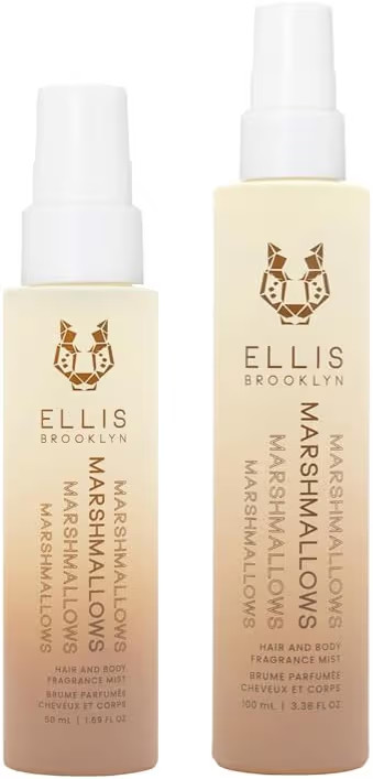 Ellis Brooklyn MARSHMALLOWS Hair And Body Fragrance Mist - Gourmand Perfume Mist with Marshmallow, Caramel Accord, & Milky Musks, Vegan Perfume Made In The USA, 50ml and 100ml | Amazon (US)