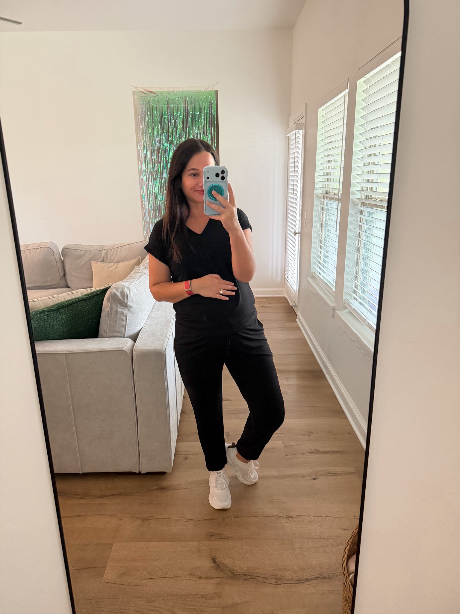 bump friendly, not maternity OOTD 🫶🏼 @modestshoppin 

wearing a medium in both!

#LTKootd #LTKBump