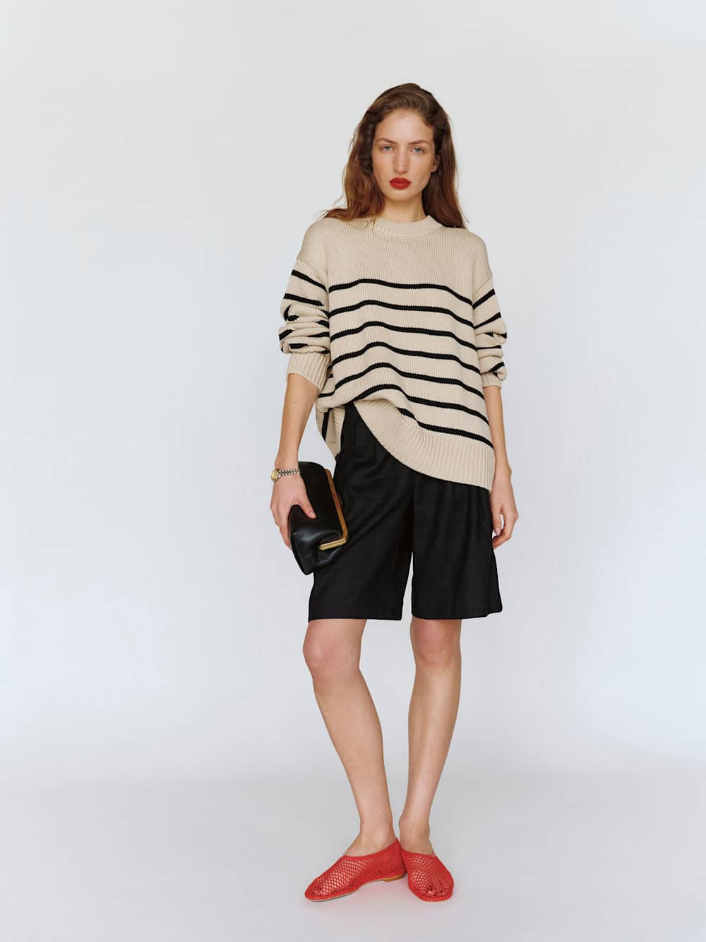 Cove Cotton Oversized Crew | Reformation (Global)