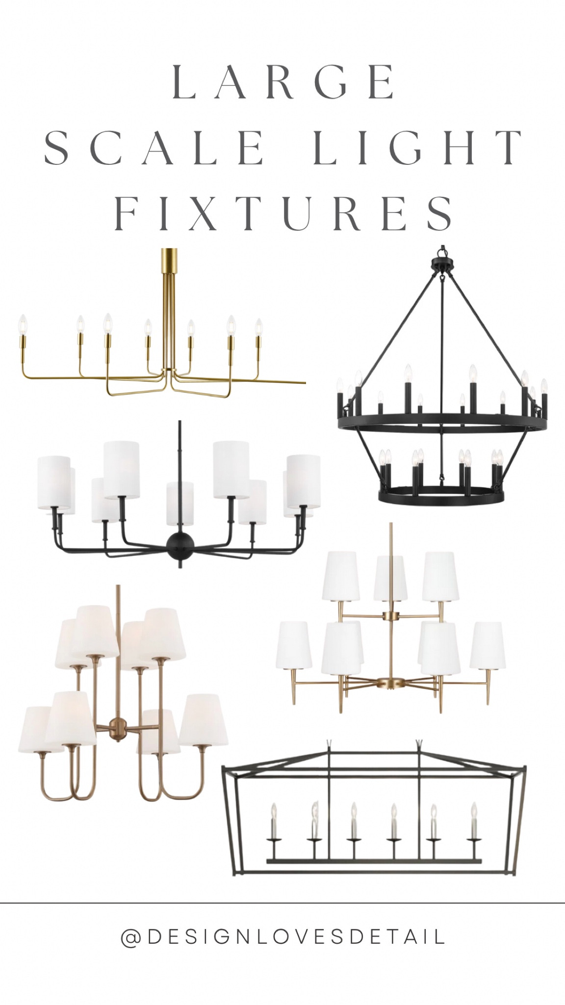 Large scale light fixtures!! Can be used in so many different spaces!! 

#entry #livingroom #bedroom #diningroom #office #lightfixture #beautiful #interiordesigner #refresh #lighting #home

#LTKhome #LTKSeasonal #LTKGiftGuide