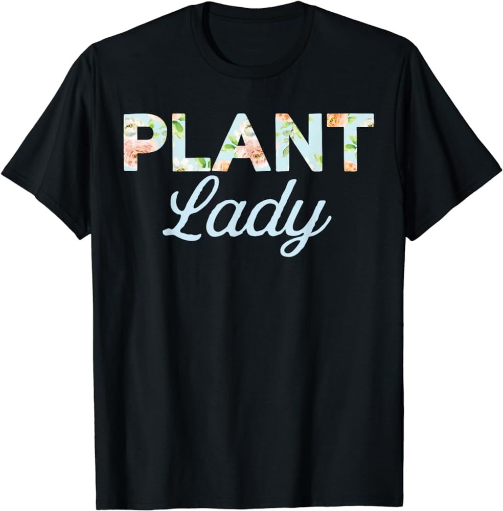 Floral Pattern for Gardening Moms | Plant Lady T-Shirt | Amazon (US)
