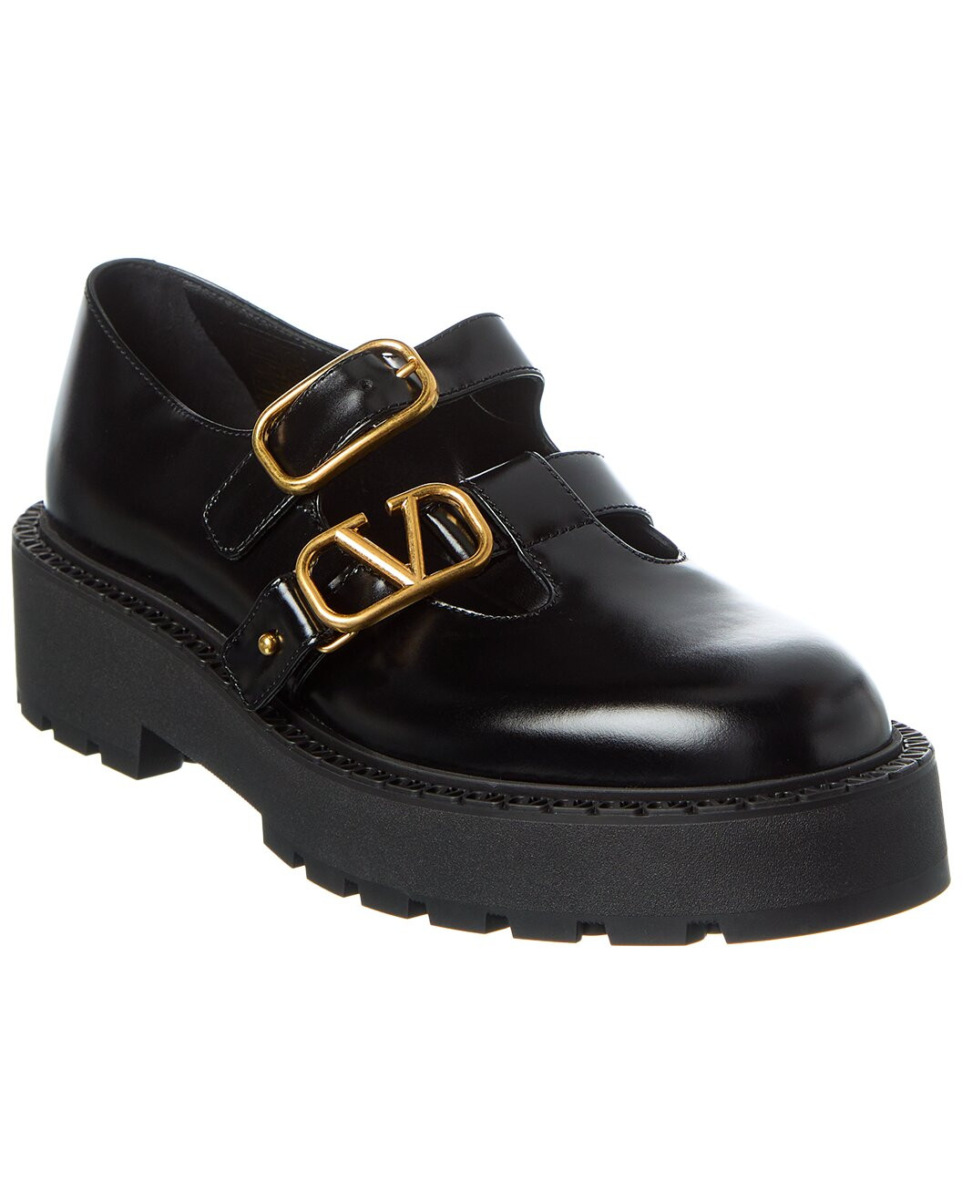 VLogo Leather Loafer | Gilt & Gilt City