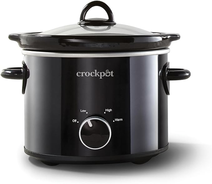Crockpot 2-Quart Classic Slow Cooker Small Slow Cooker Black | Amazon (US)