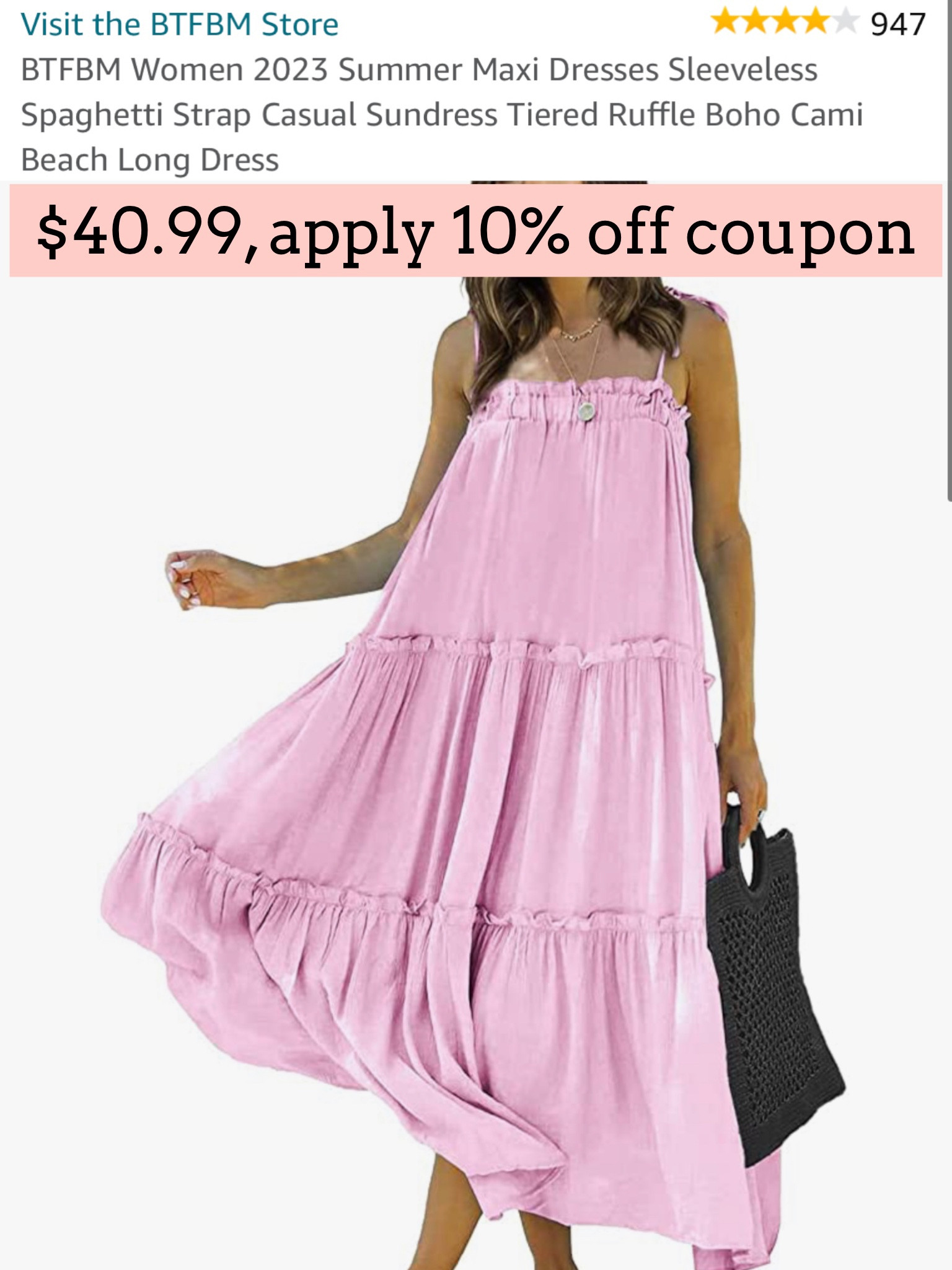 Maxi dress 

#LTKunder50 #LTKsalealert #LTKSeasonal