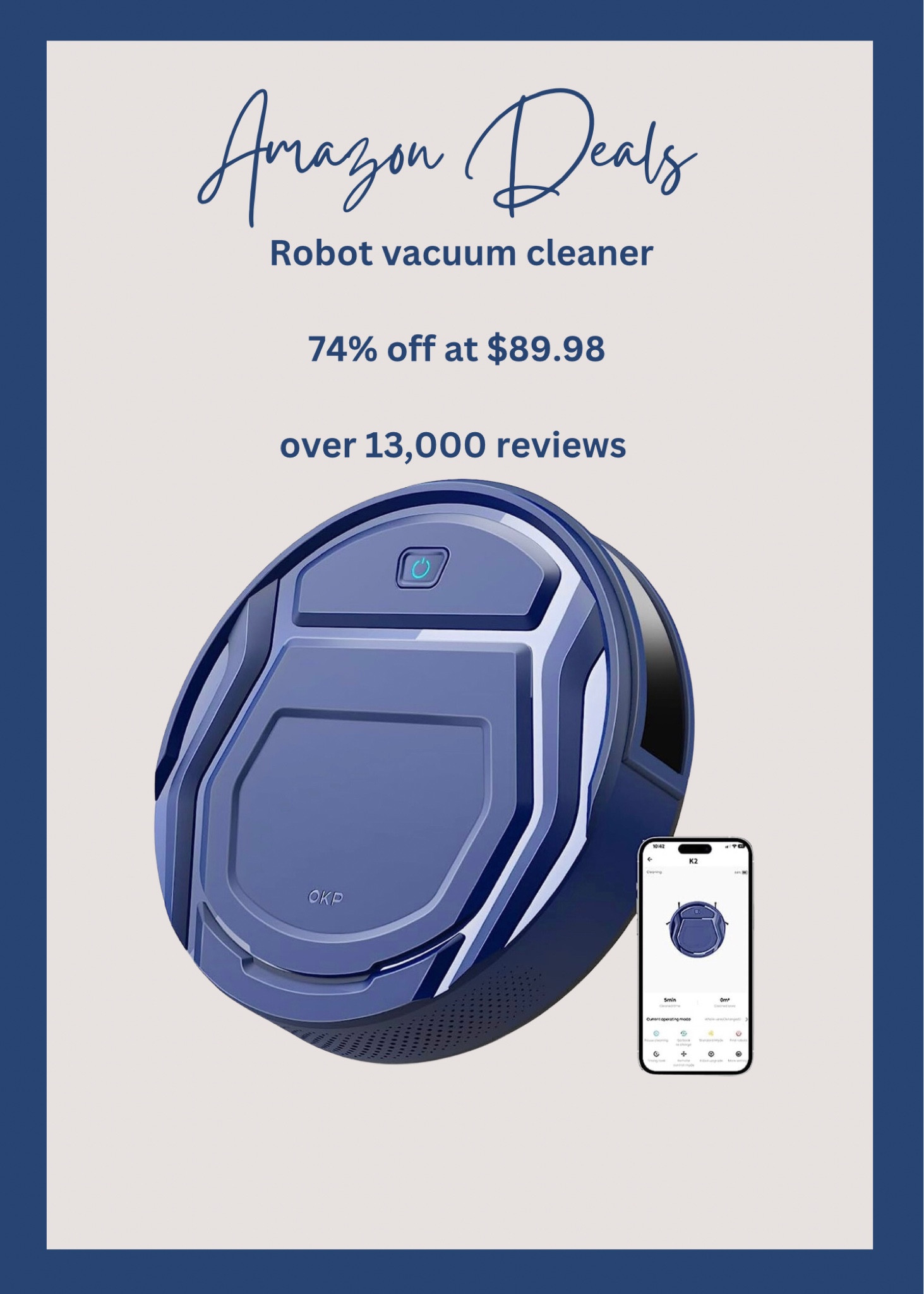 OKP Life K2 Robot Vacuum Cleaner … curated on LTK