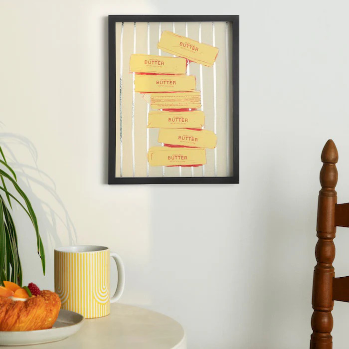 Butter Sticks - Limited Edition Foil Art Print | Society6