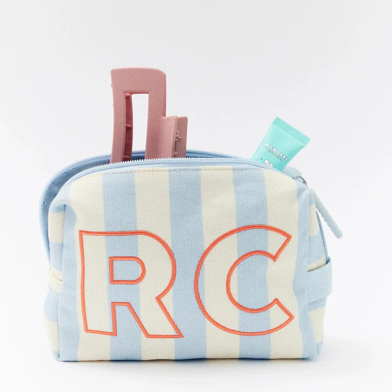 Striped Take It Away Custom Storage Pouch - Custom Coast | BaubleBar