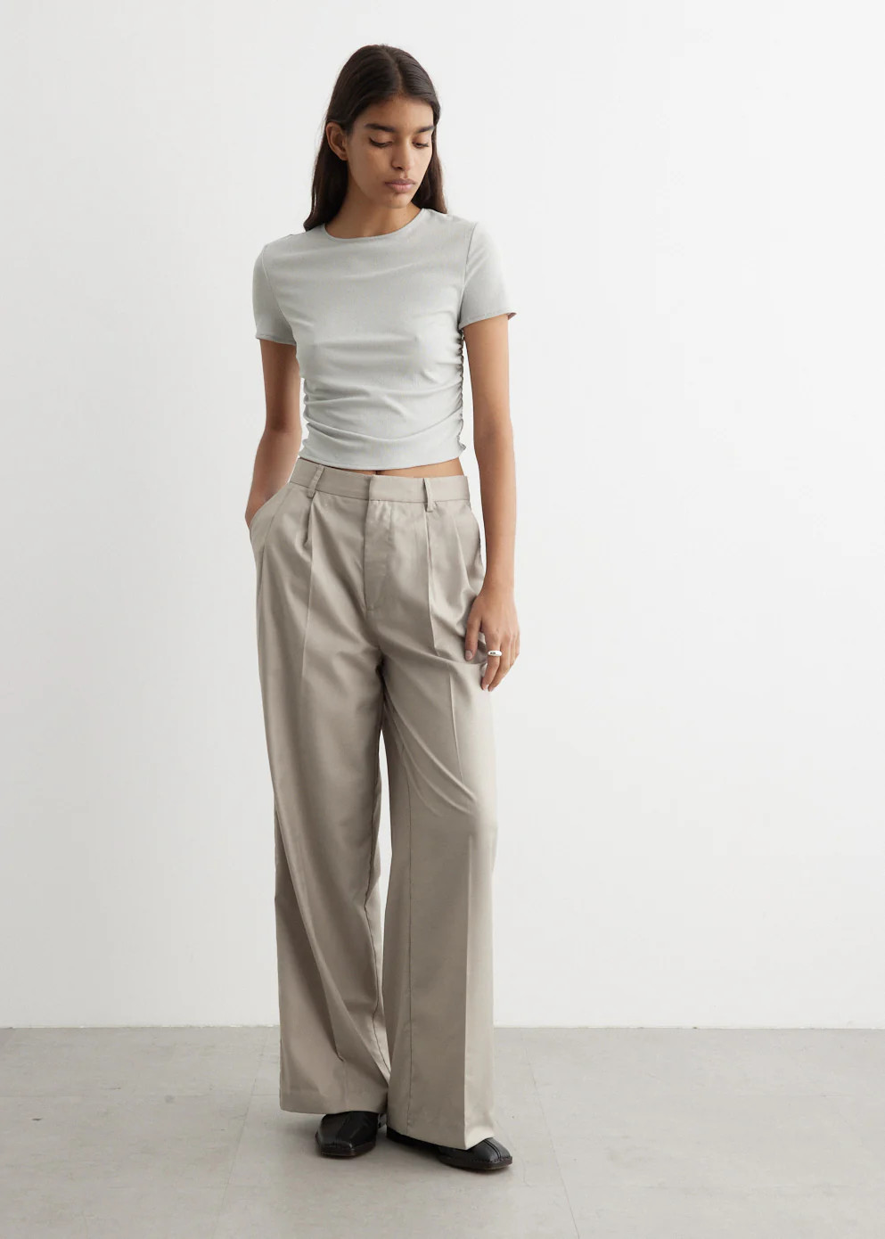 Momento Wide Leg Tailored Pants | Incu