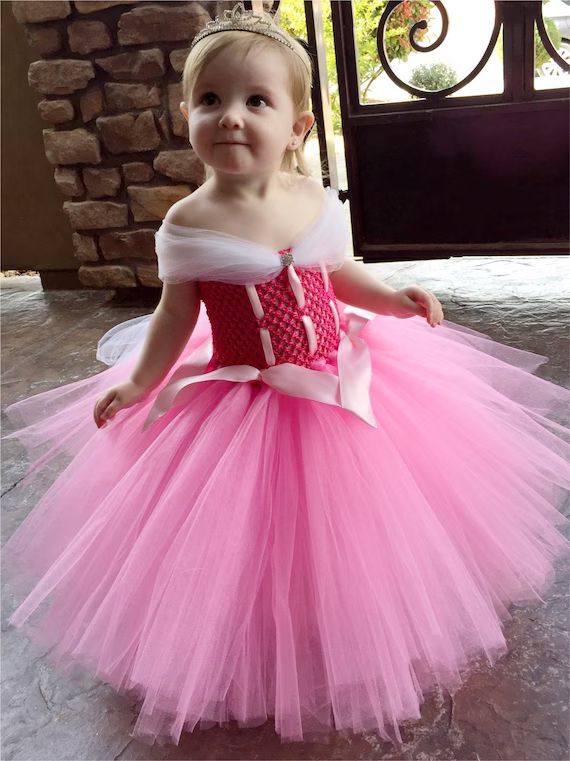 Aurora Princess Dress- Sleeping Beauty Princess Dress Costume -Disney Princess Dress - Princess T... | Etsy (US)