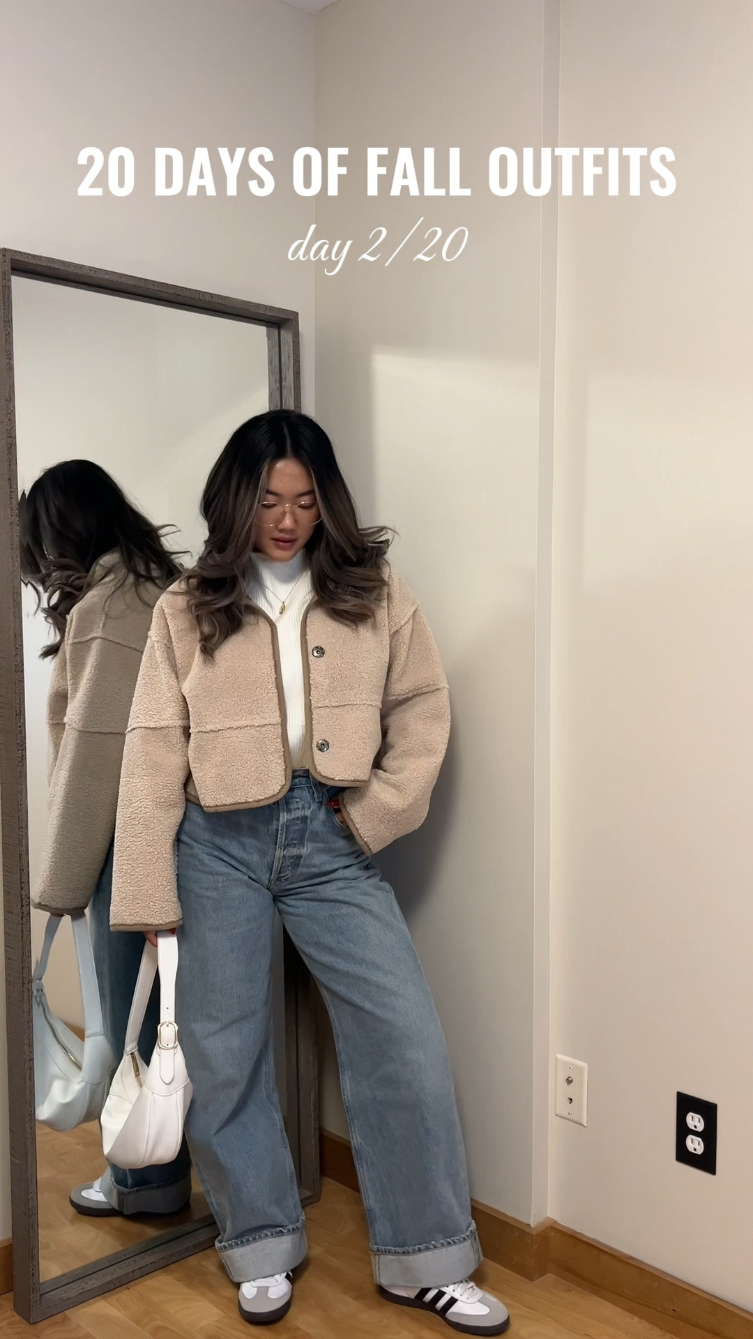 Cozy club 🧸✨

Sherpa jacket @ velvettees 
Mock neck sleeveless top @ Amazon
Jean @ citizen of humanity 
Shoes @ adidas samba
Bag @ glassons
