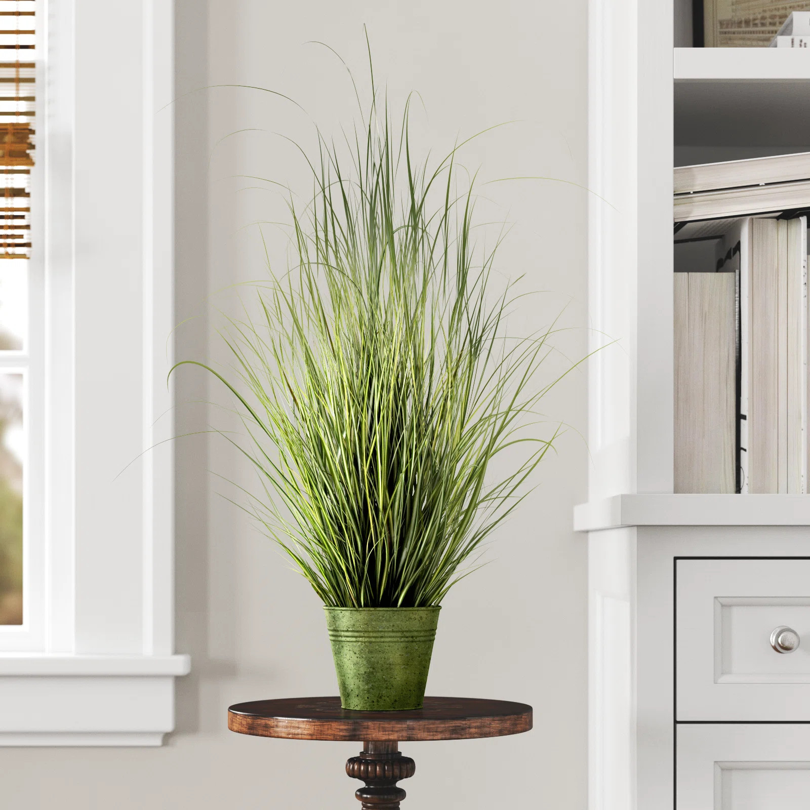 Artificial Potted Native Green Grass. (Set of 2) | Wayfair North America
