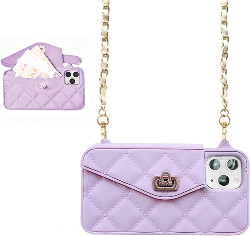 UnnFiko Wallet Case Compatible with iPhone 12 Pro Max, Cute Light Luxury Bag Design, Purse Flip C... | Amazon (US)