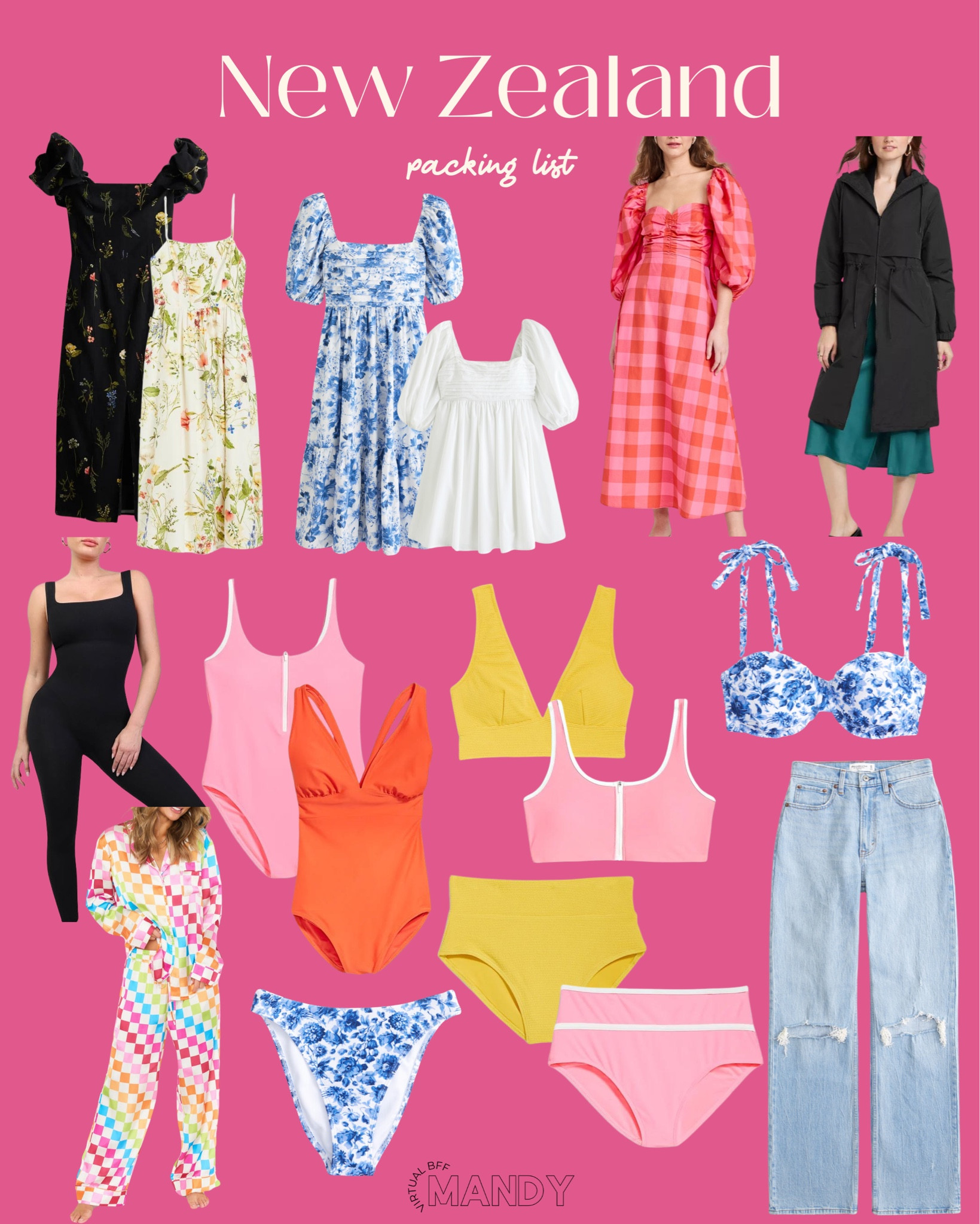 What I packed for New Zealand, Packing list, Outfits I wore in New Zealand, Travel Outfits, Vacation Outfits, Resort Wear, Swimsuits, Swimwear 

#LTKtravel #LTKmidsize #LTKstyletip