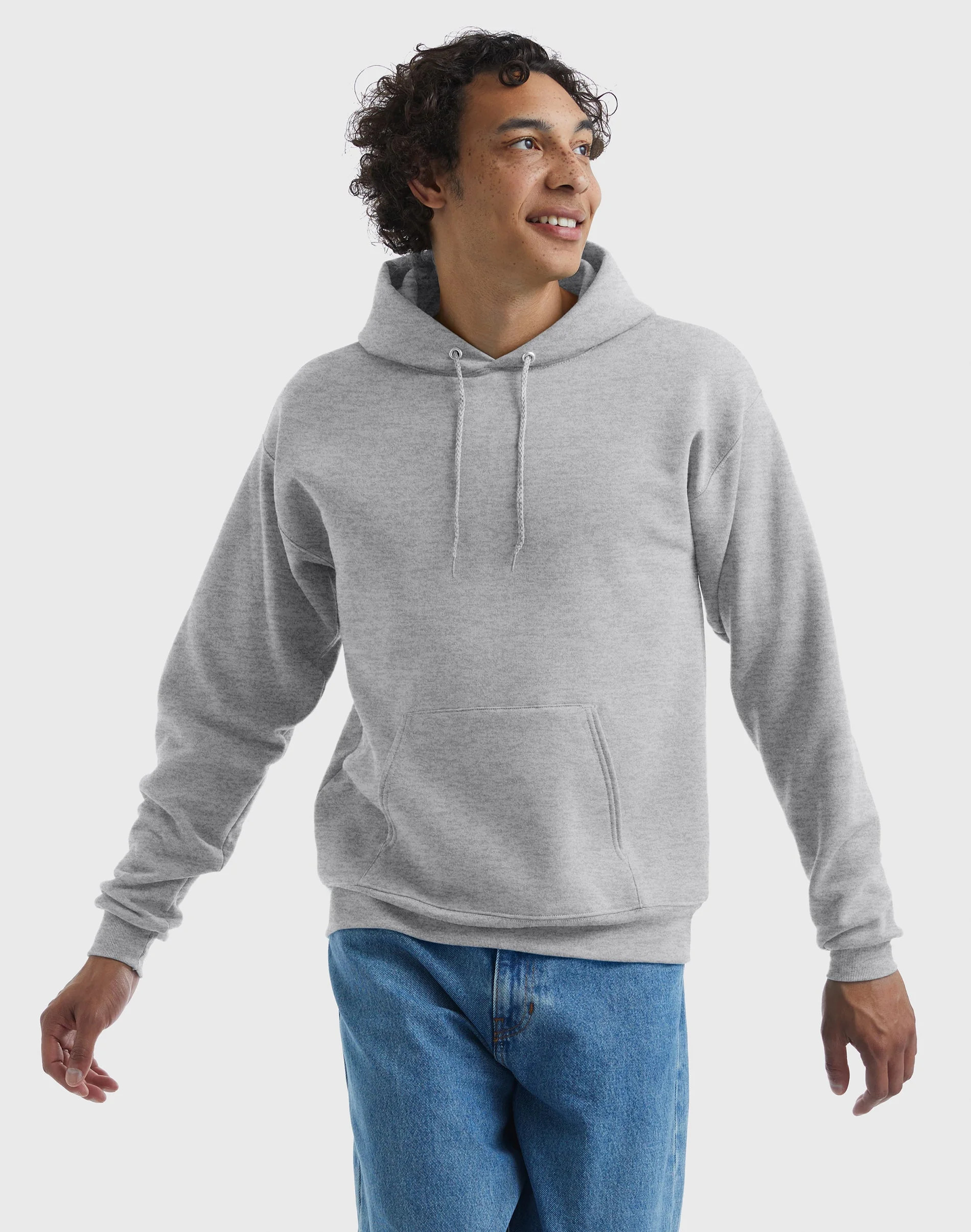 Hanes Men's & Big Men's EcoSmart Fleece Hoodie Sweatshirt, Sizes S-5XL | Walmart (US)