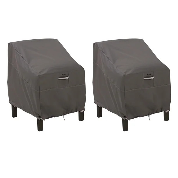 Classic Accessories Ravenna Water-Resistant 38 Inch Patio Lounge Chair Cover, 2 Pack - Walmart.co... | Walmart (US)