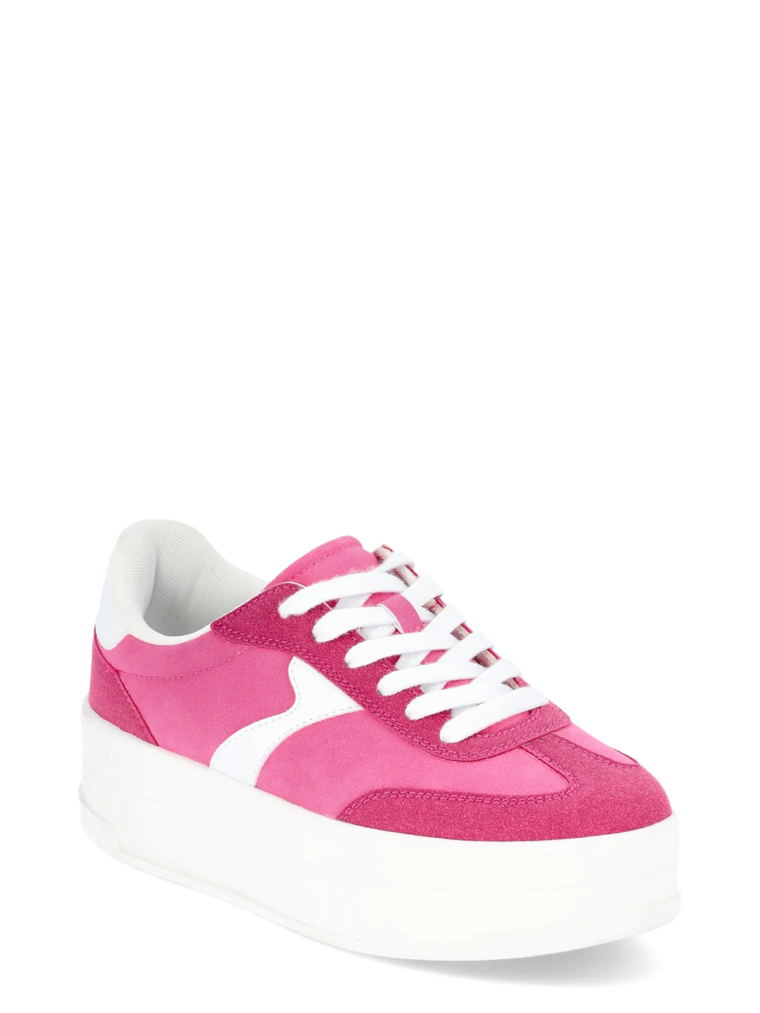No Boundaries Platform Sporty Sneakers, Women's | Walmart (US)