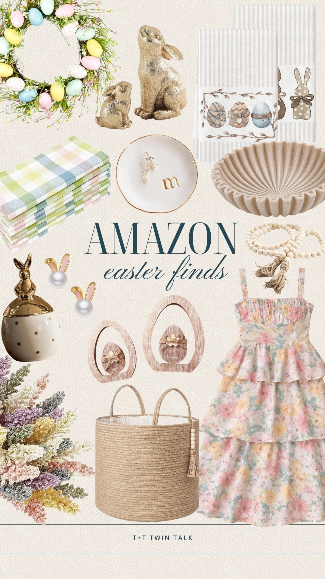 We found the sweetest Easter pieces on Amazon! Soft colors, simple decor, and a few things to make the season feel special. Easy touches that bring everything together.

#LTKSeasonal #LTKHome #LTKOver40