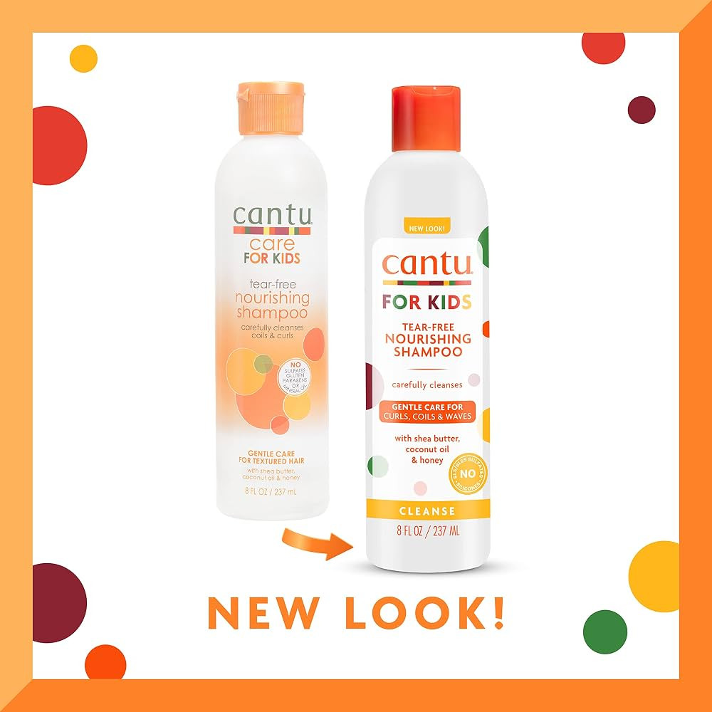 Amazon.com : Cantu Care for Kids Tear-Free Nourishing Shampoo with Shea Butter, 8 fl oz (Pack of ... | Amazon (US)