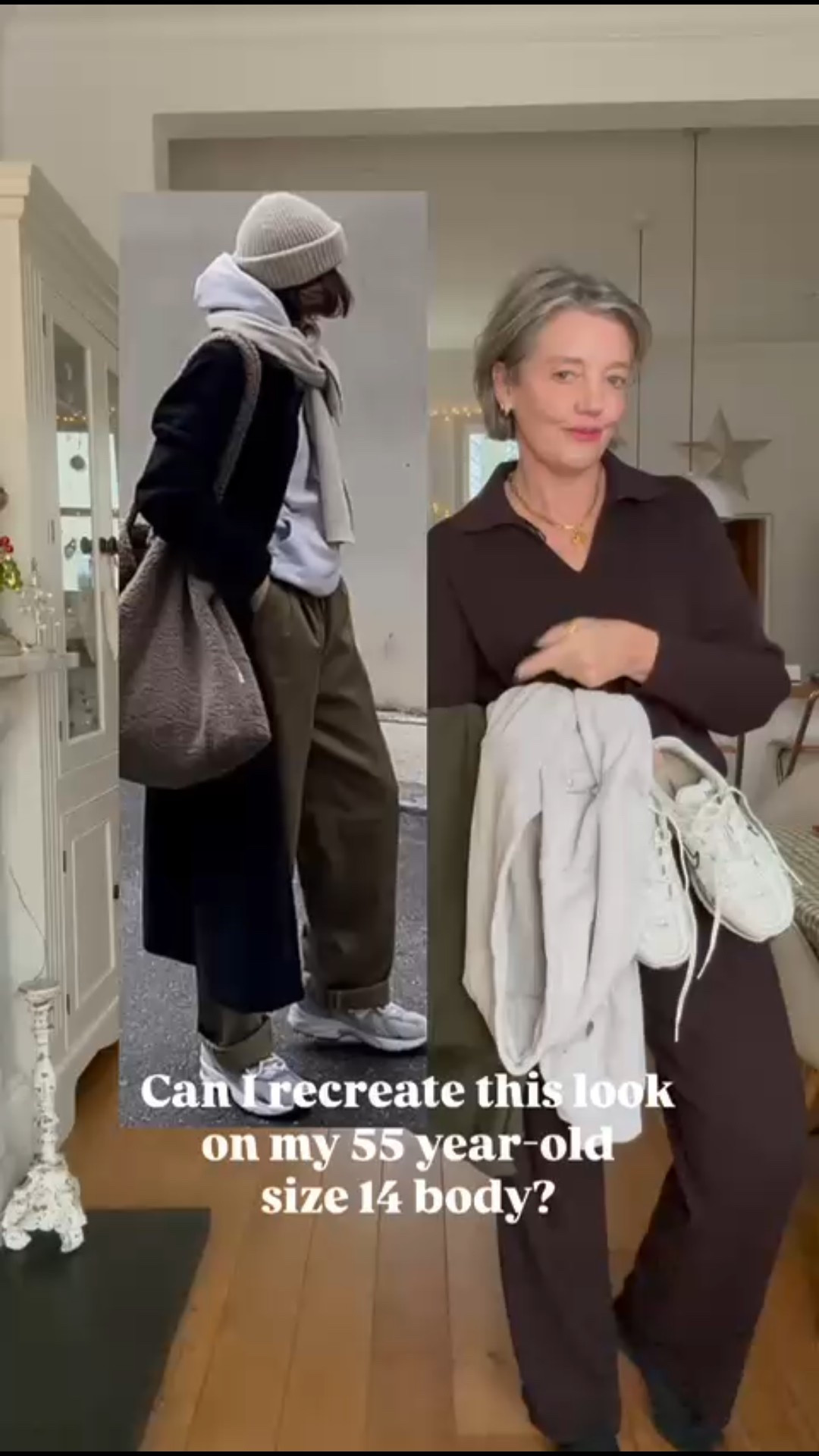 Can I recreate this look? ✨
Uniqlo Trousers size large 
Uniqlo co ord Top size medium 
Trousers large 
Everything else old 


Wool coat, winter coat, barrel leg trousers, hoodie, winter outfit, winter style, scarf, trainers, casual outfit

#LTKfestive 

#LTKwinter #LTKuk