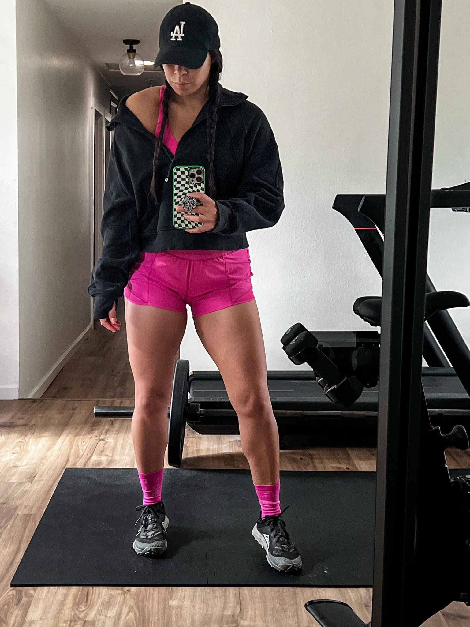 Lululemon Sonic Pink outfit with the Scuba Oversized Funnel 🫶🏼 The LA dad hat just completes the outfit!

#LTKGiftGuide #LTKFind #LTKfit