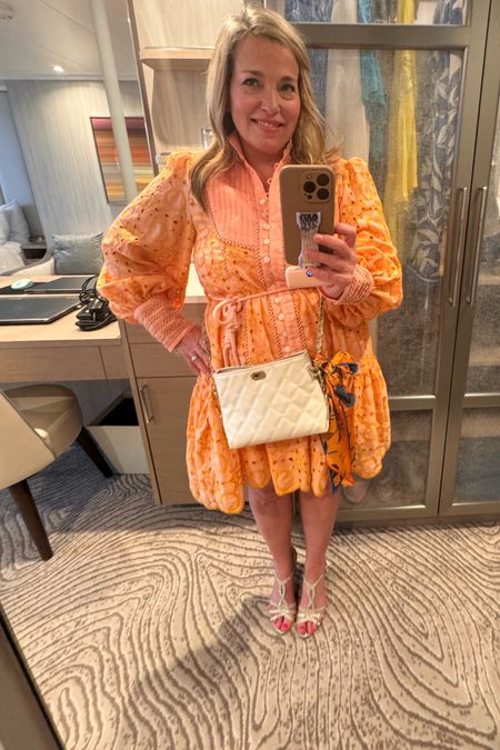 This is my favorite NEW dress this year. I’m in a medium - dress runs short. Absolutely gorgeous cotton fabric. You’ll love wearing this as a wedding guest or travel outfit. Also a super cute cruise outfit. 

#LTKparties #LTKtravel #LTKFestival