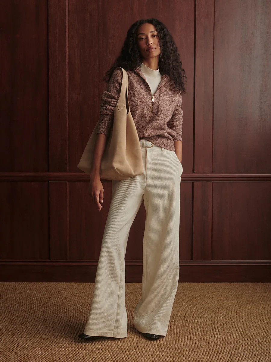 Sherida Half Zip Knit Sweater | Women's Half Zip Knit Sweater | Varley US | Varley US
