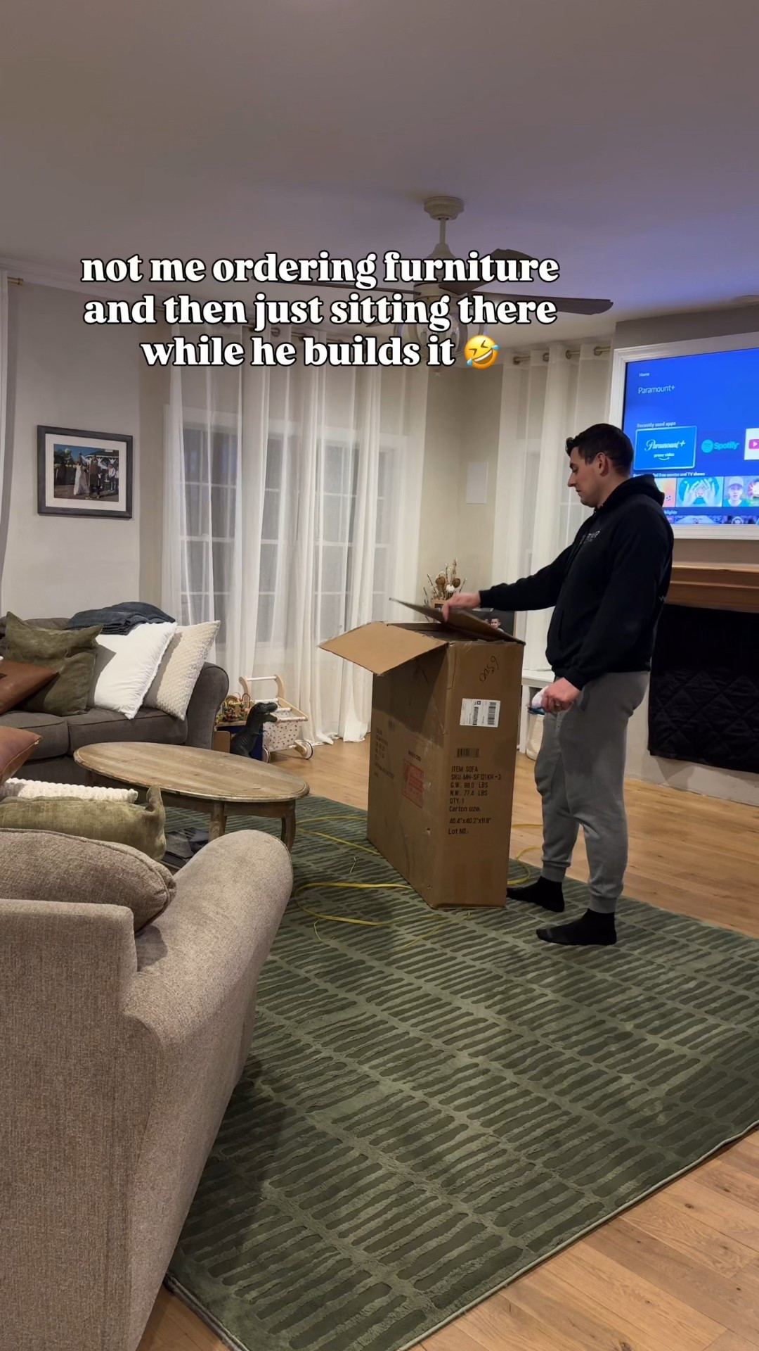 The newest addition to our living room! Can’t wait for all of the family movie nights! Has storage inside too!

#LTKHome