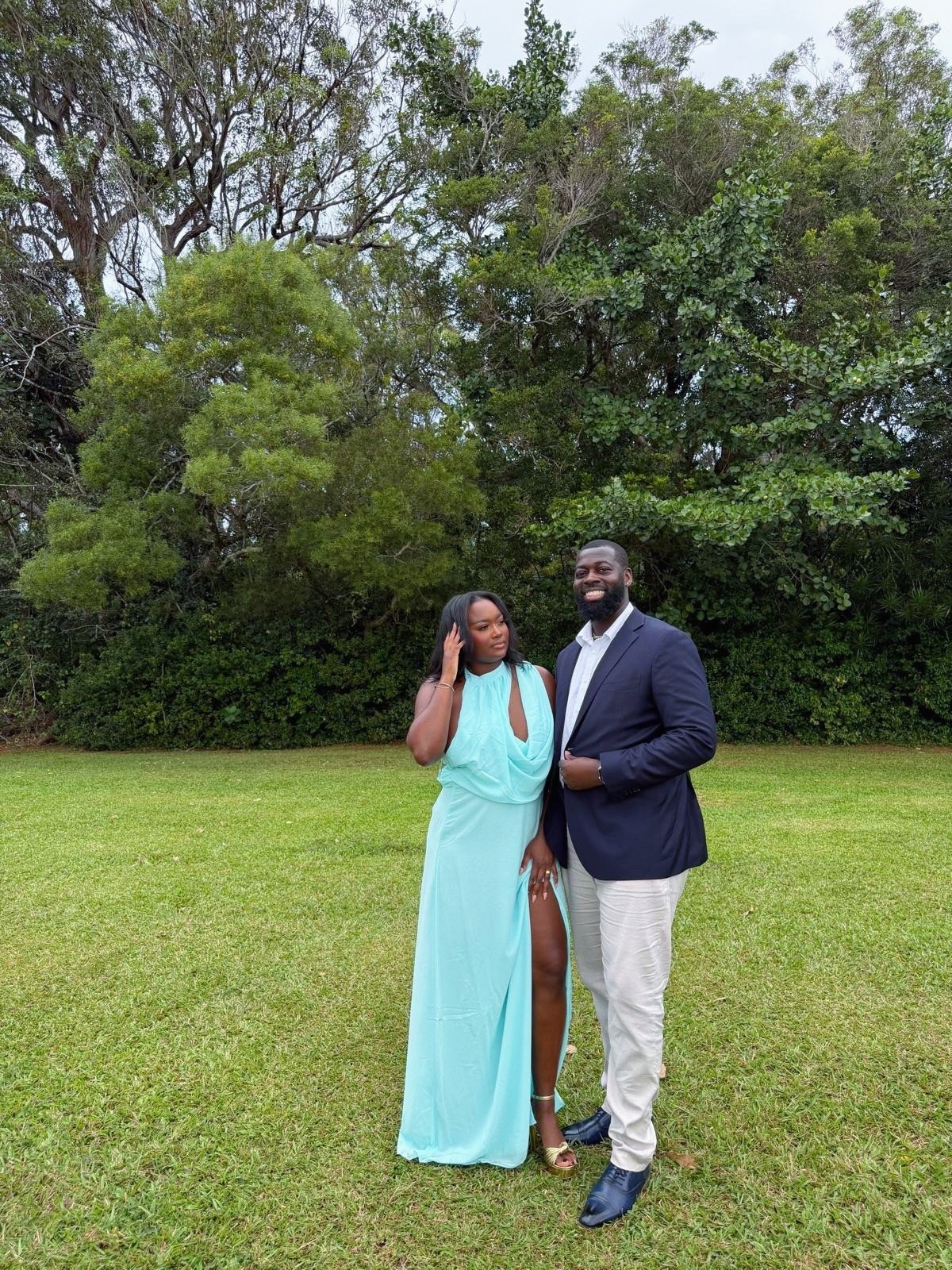 our first time in Hawaii and we were here for a wedding 🩵 I posted summer garden formal dresses a few weeks ago of my options and this Meshki dress was the winner! I got so many compliments on this color and it was perfect for the weather, highly recommend! 

#LTKWedding #LTKBeauty