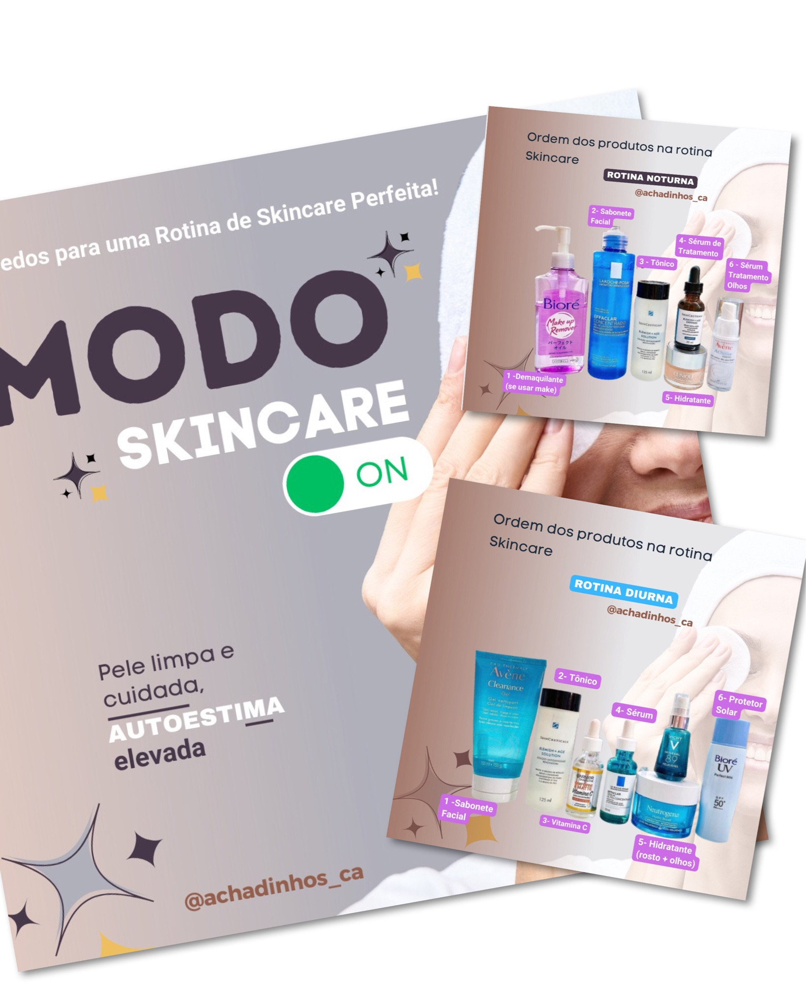 🌞🌙 Aprenda a Montar sua Rotina de Skincare Diurna e Noturna! 

Cuidar da pele é um ritual de amor próprio! E para garantir que você esteja aproveitando ao máximo seus produtos de skincare, é fundamental seguir a ordem correta tanto na rotina diurna quanto na noturna. Confira essas dicas preciosas! 💆‍♀️💕


#LTKbrasil #LTKbeauty #LTKstyletip