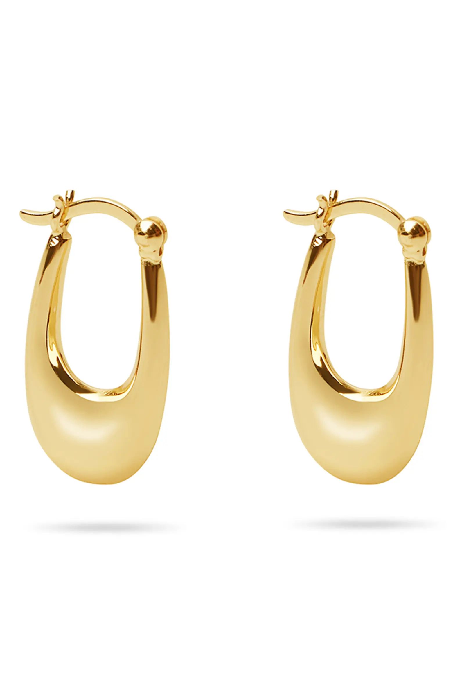 Oval Chunky Hoop Earrings | Nordstrom