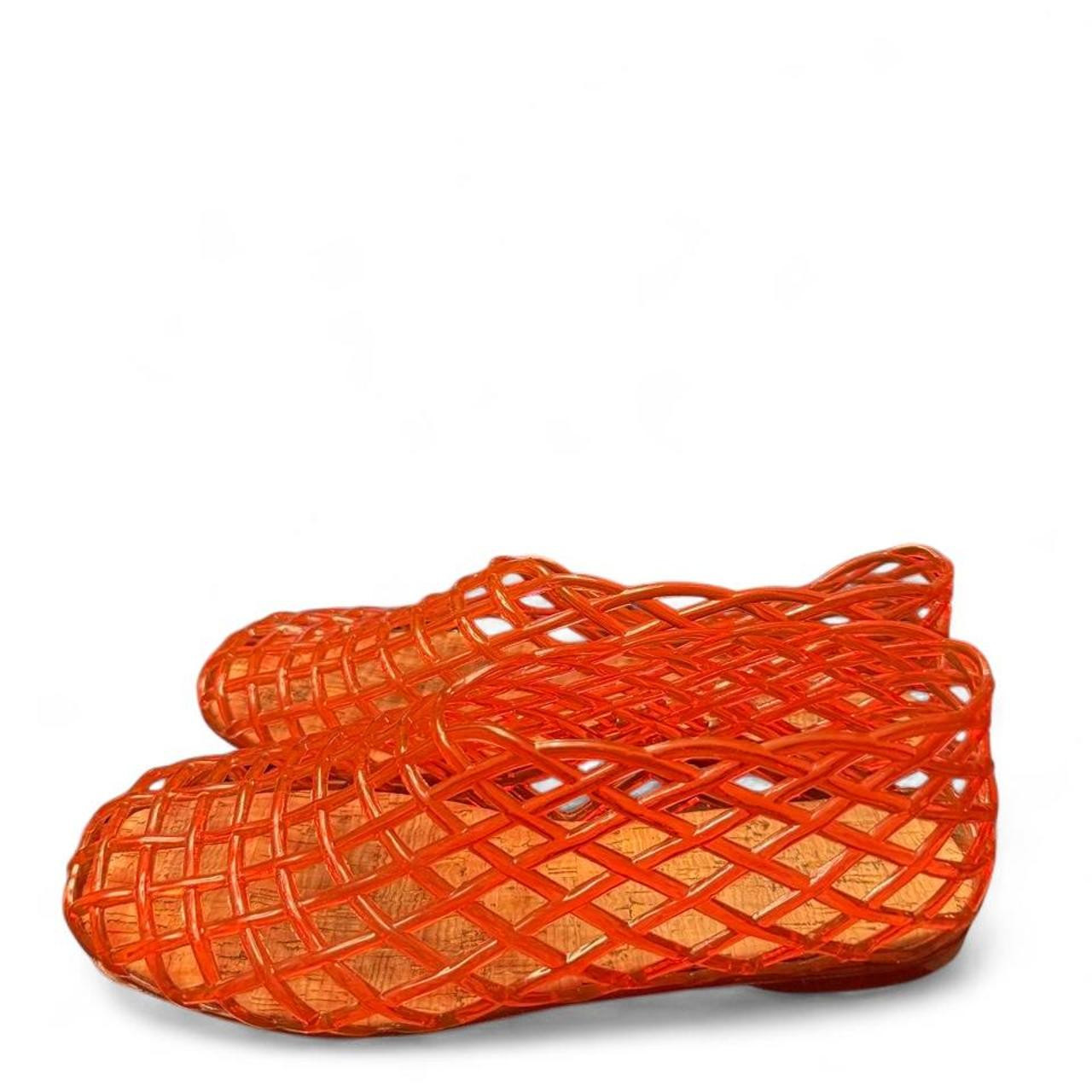 Nicole Miller Women's Clogs - Orange/Red | Depop US