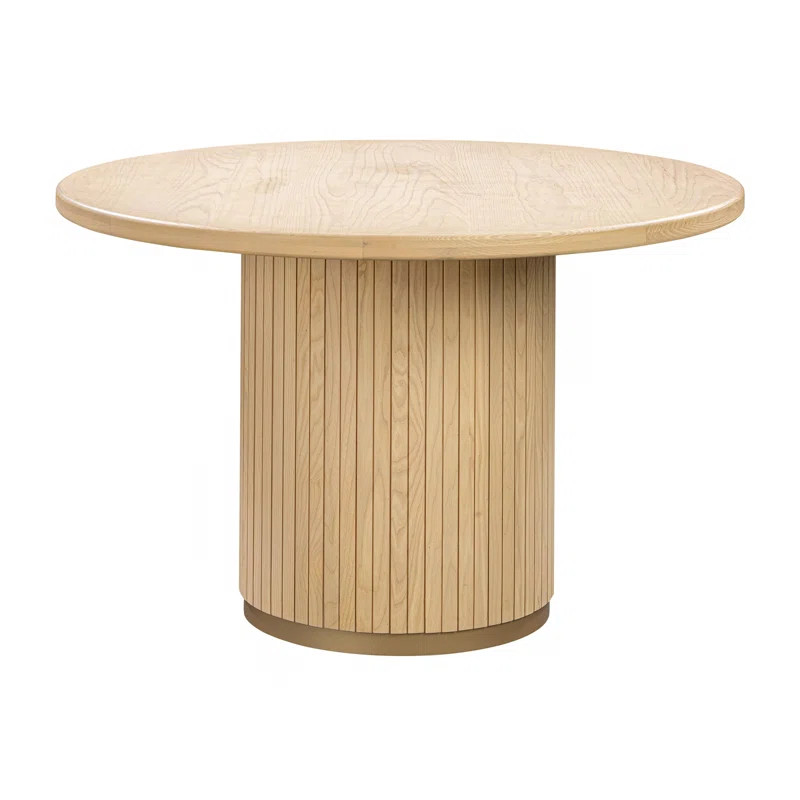 Scribe Round Solid Wood Base Dining Table | Wayfair North America