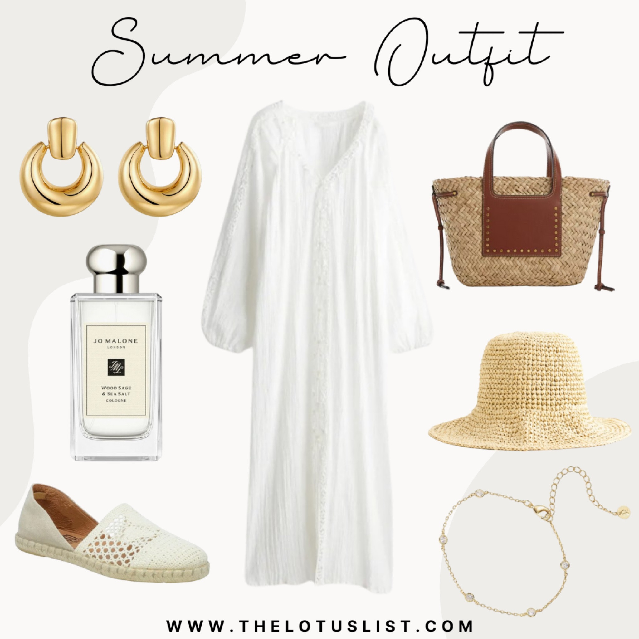 Summer Outfit

Ltkfindsunder100 / ltkfindsunder50 / LTKbeauty / LTKshoecrush / LTKsalealert / summer outfit / summer outfits / summer outfit idea / summer outfit ideas / outfit / outfits / outfit idea / outfit ideas / outfit inspo / outfit inspiration / it bag / straw bag / no Malone perfume / Nordstrom / H&M / Abercrombie / Amazon / Amazon finds / Nordstrom finds / sale / sale alert / white dress / gold hoops / gold bracelet / espadrilles  / woven espadrilles / bucket hat / straw bucket hat / straw hat 

#LTKStyleTip #LTKSeasonal #LTKItBag