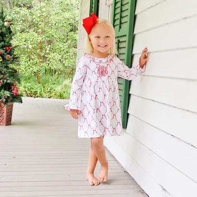 Bow Lattice White Eden Dress | Classic Whimsy