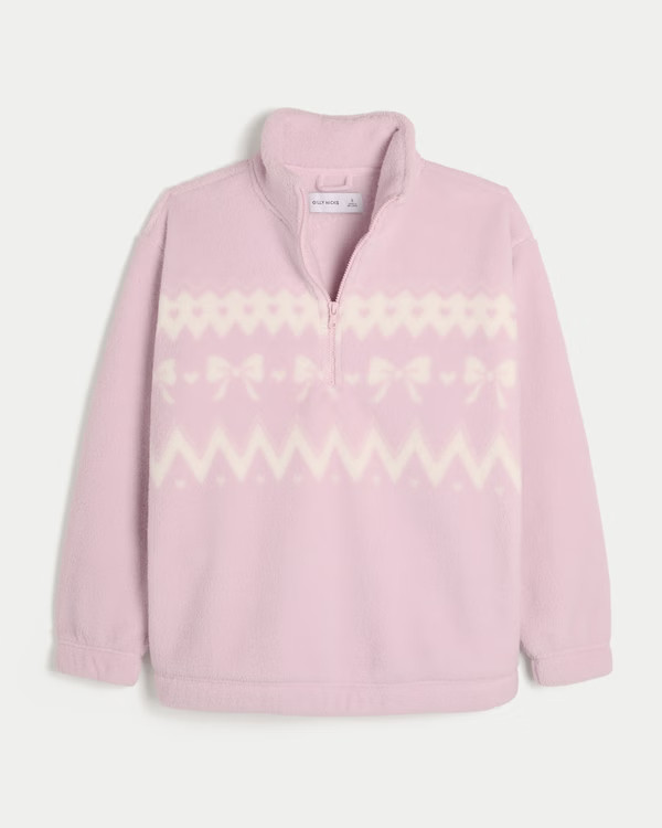 Women's Gilly Hicks Sherpa Quarter-Zip Sweatshirt | Women's Tops | HollisterCo.com | Hollister (US)