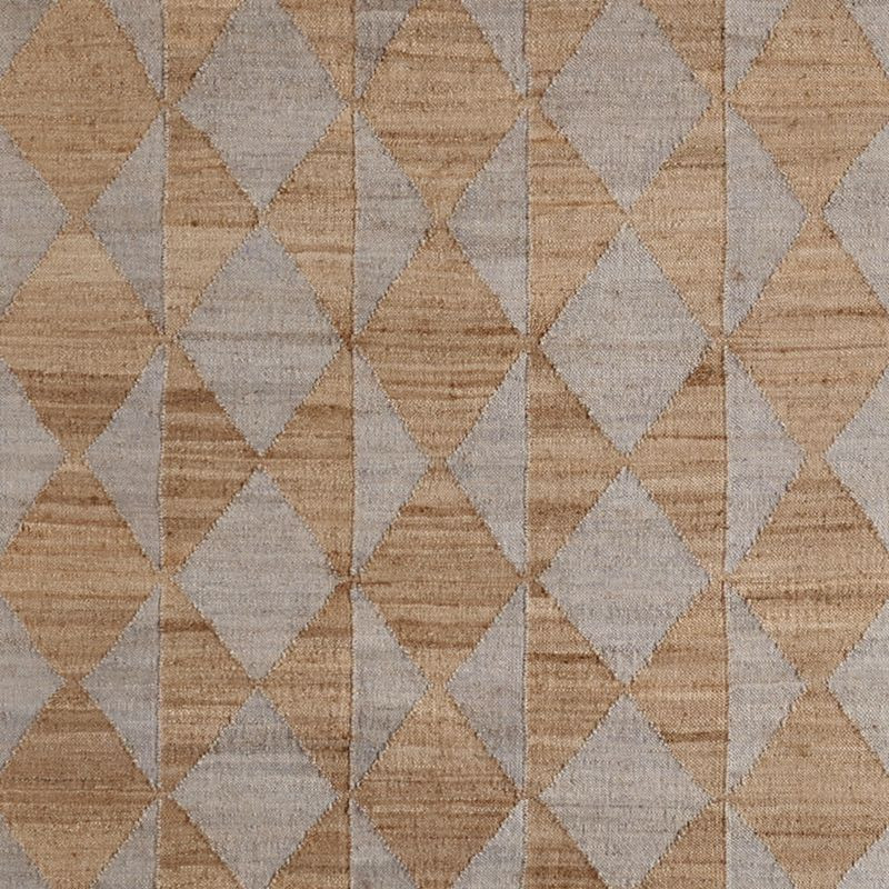 Toulon Jute Diamond Checkered Grey Area Rug 12'x15' + Reviews | Crate & Barrel | Crate & Barrel