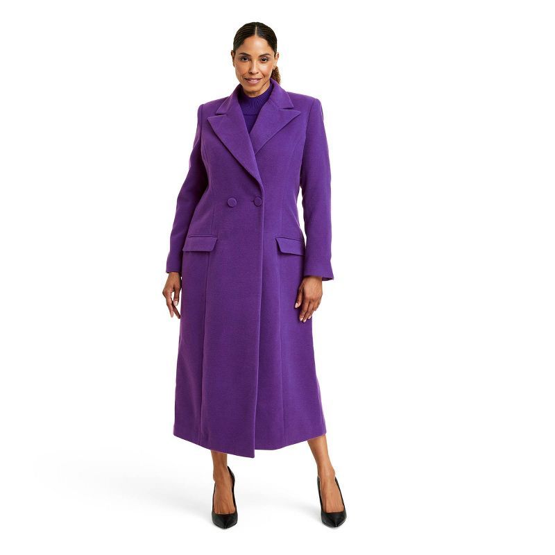 Women's Tailored Long Overcoat - Sergio Hudson x Target Purple | Target