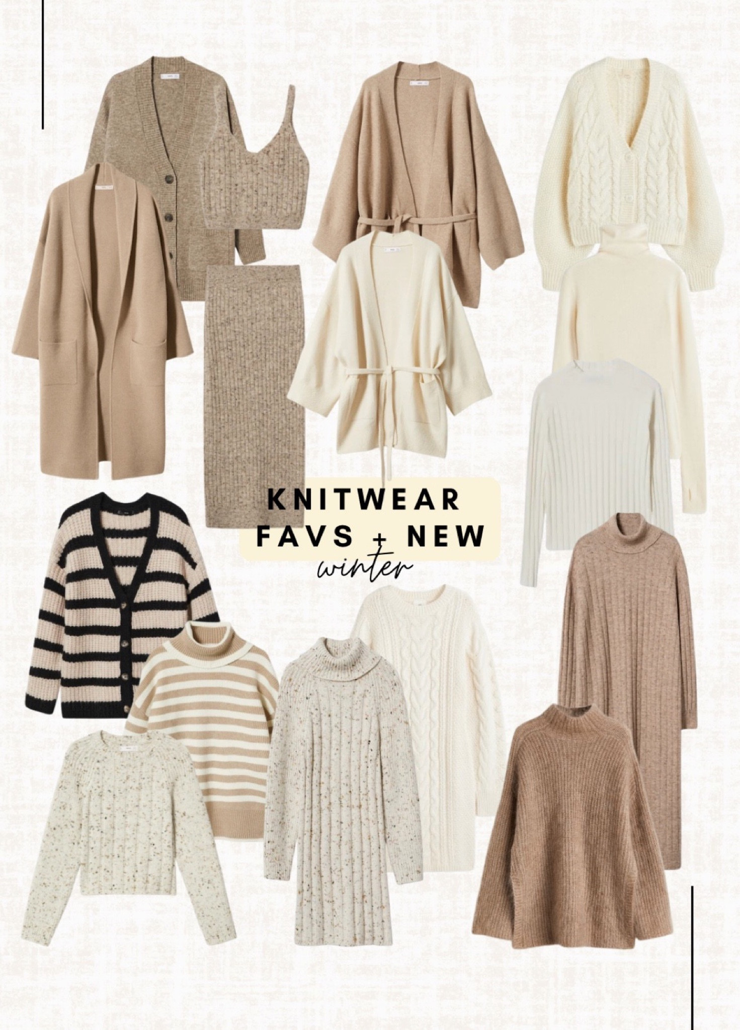 Knitwear favs to wear in winter 🤎 #sweaters #knitwear #knits #mango #cos #zara #h&m #sandro #maje #andotherstories #winterwardrobe #winter #winterclothes 

#LTKSeasonal #LTKGiftGuide #LTKstyletip