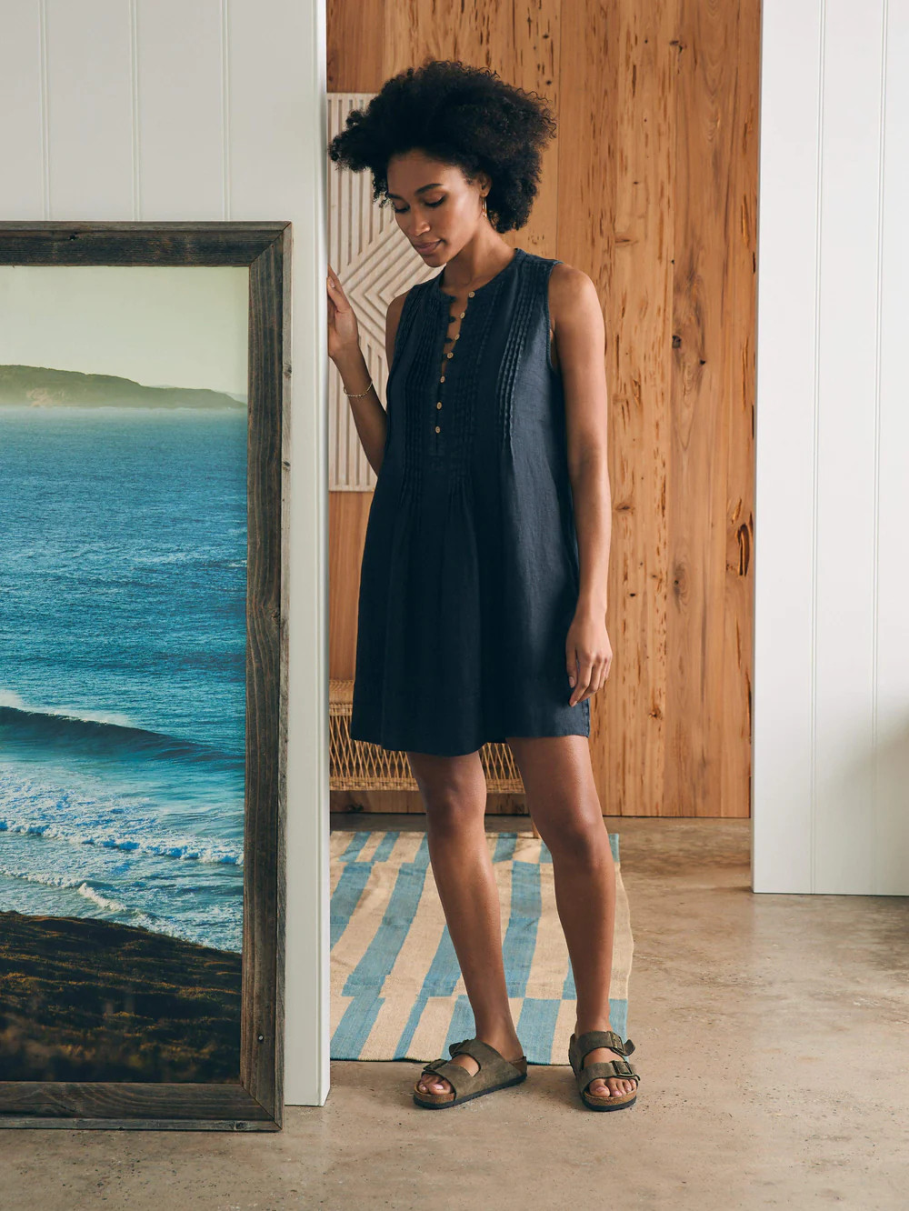 Isha Basketweave Dress | Faherty