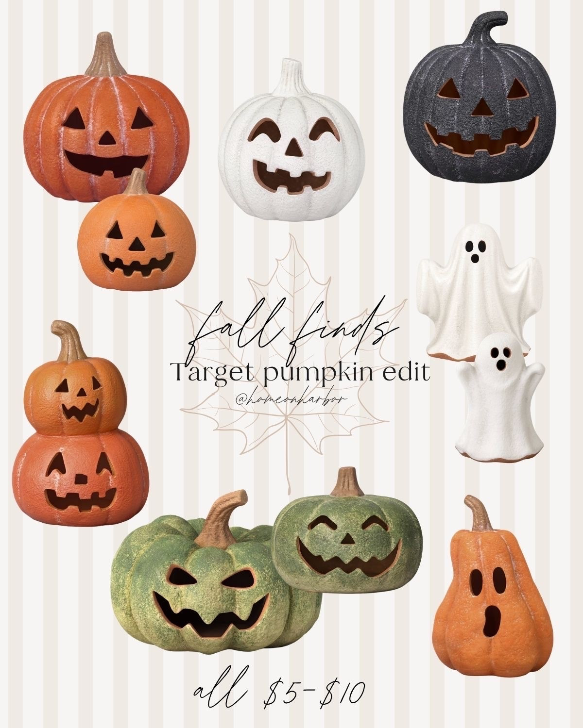Terracotta pumpkin jack o lanterns now at Target! All only $5-$10–they’ll go fast!

#LTKHome #LTKSeasonal