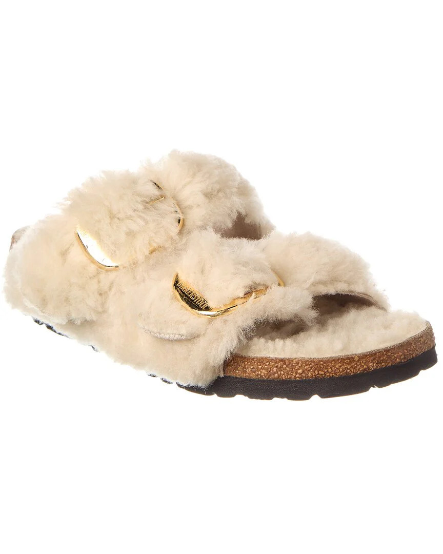 Birkenstock Arizona Big Buckle Narrow Shearling Sandal | Shop Simon