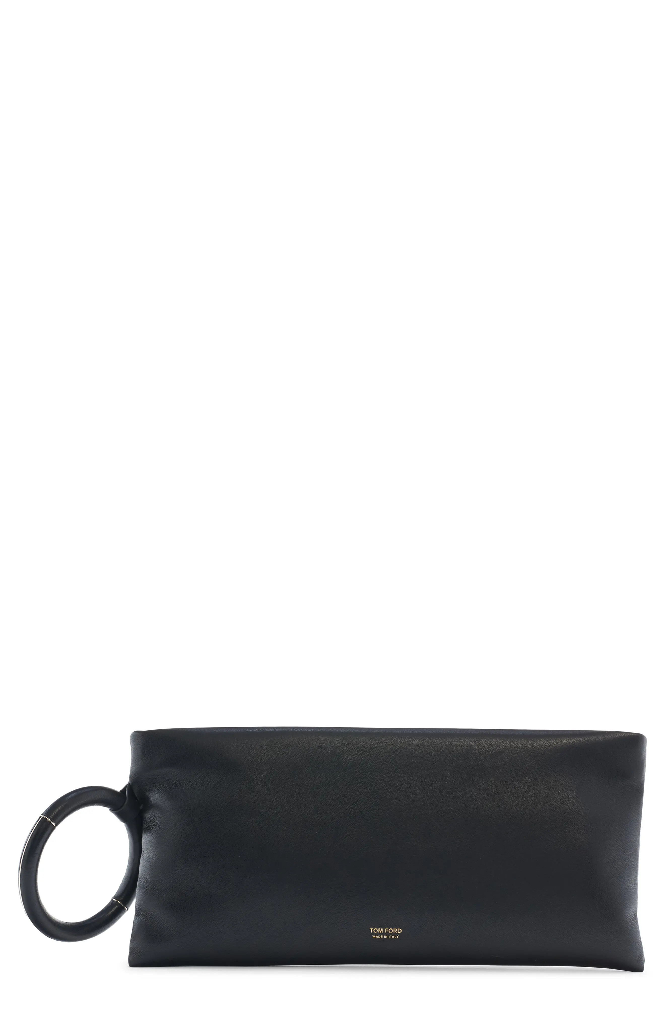 T-Ring Leather Clutch (Women) | Nordstrom | Nordstrom