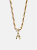 Gia Initial Necklace - Gold | BaubleBar