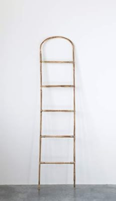 Creative Co-op Decorative Bamboo Blanket Ladder, 60.25", Natural | Amazon (US)