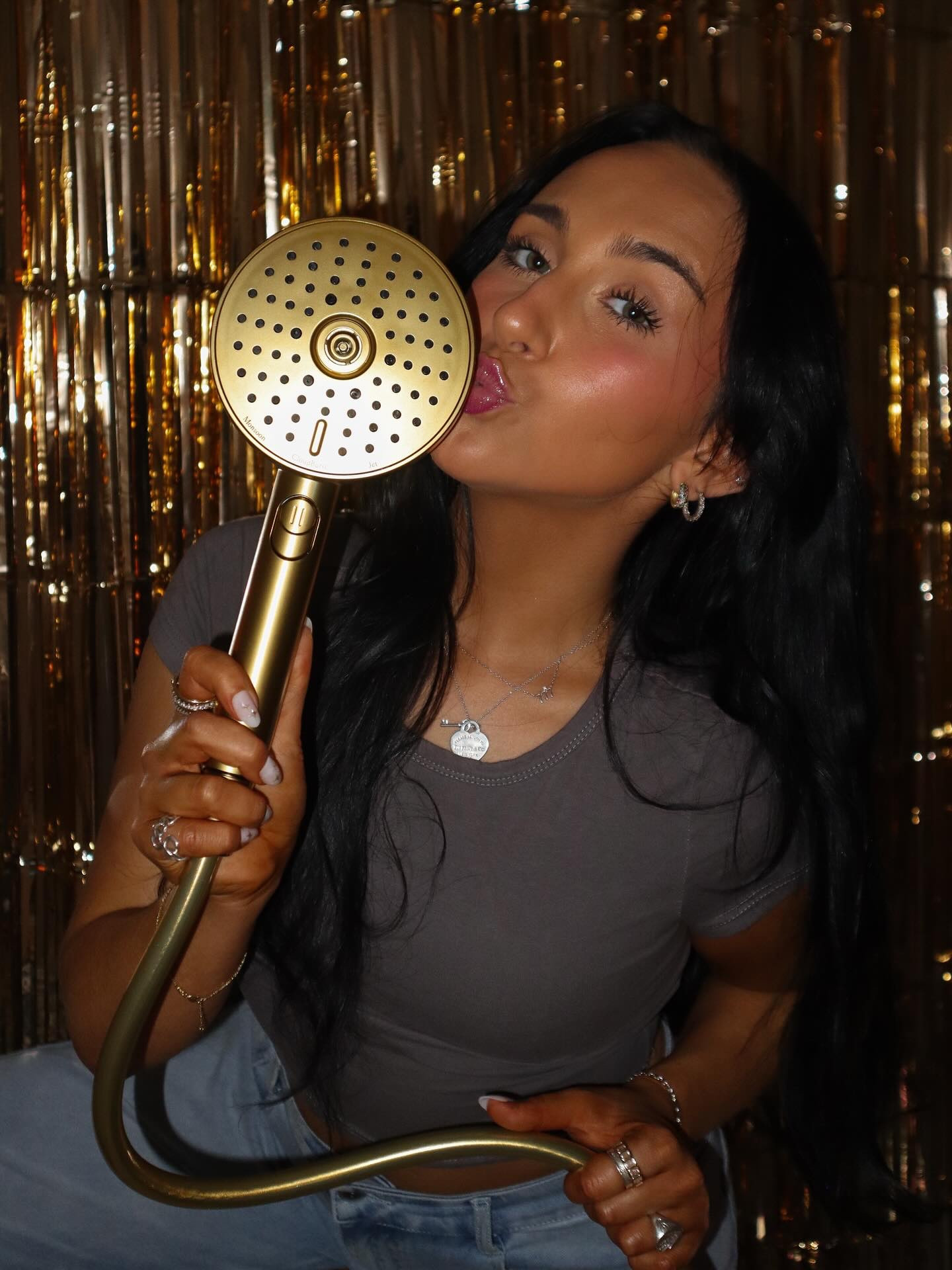 tinsel girl gone golden for @sprooshome ✨