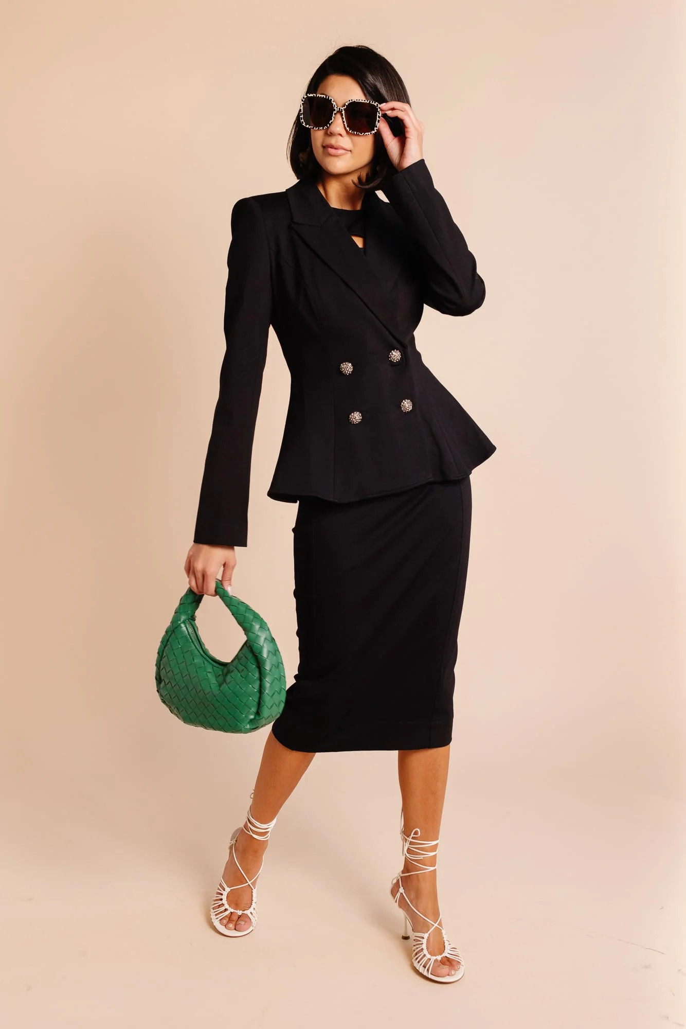 Ponte Jacket - Black | Rachel Parcell