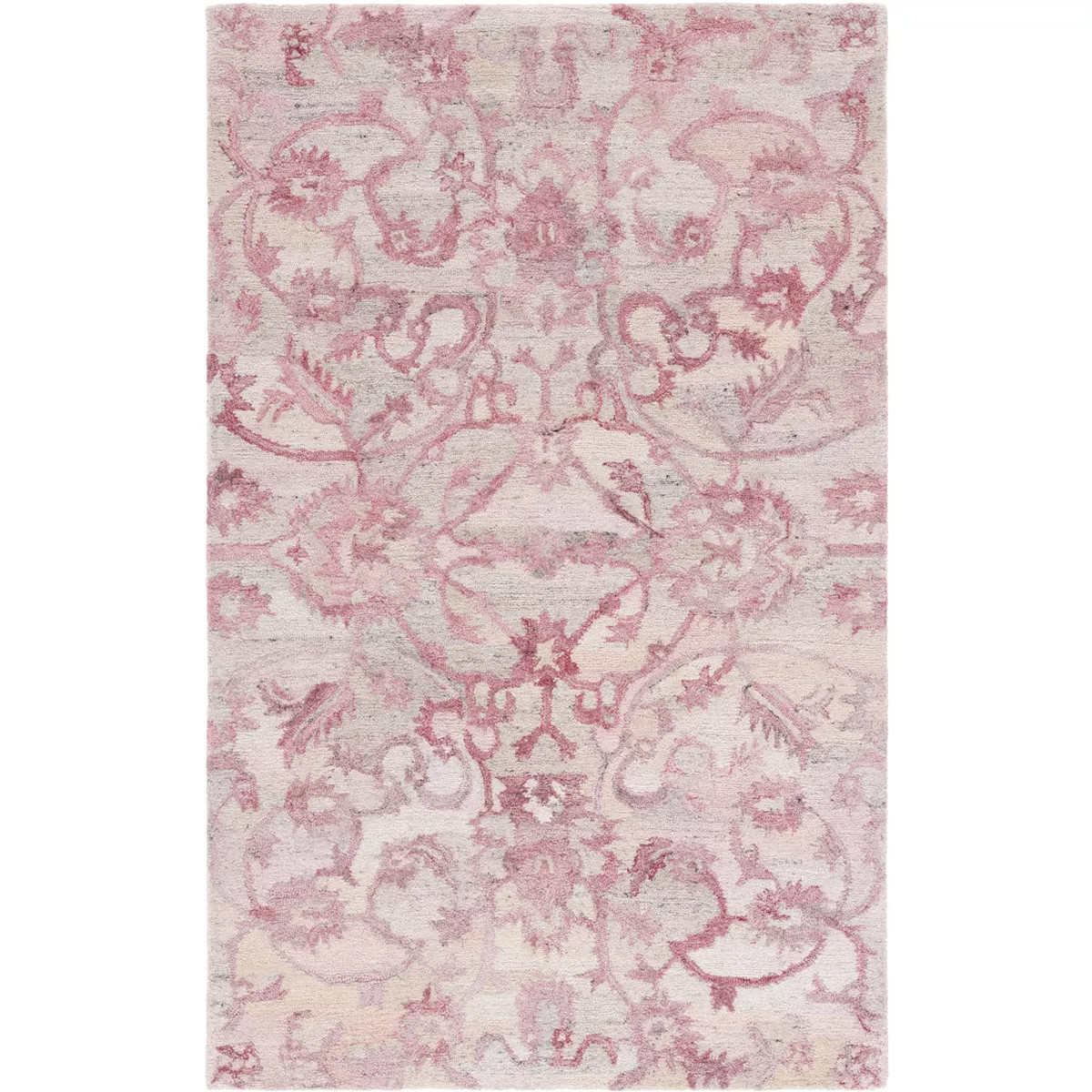 Anatolia AN401 Hand Tufted Indoor Area Rug - Light Pink - 5'x8' - Safavieh | Target