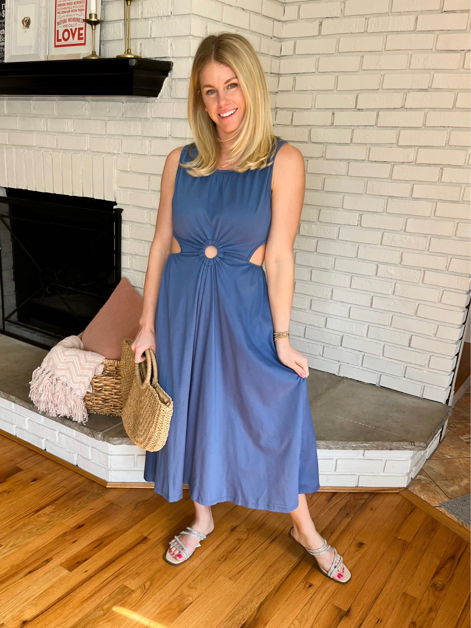 Love this maxi with the cutouts! Wearing size small! 

#LTKunder50 #LTKSeasonal #LTKunder100