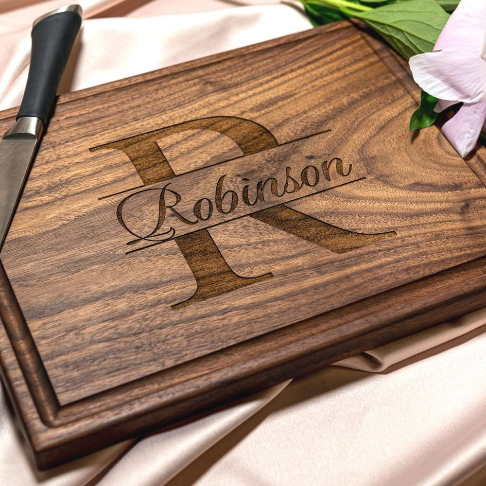 Personalized Cutting Board, Custom Wedding, Anniversary or Housewarming Gift Idea, Wood Engraved ... | Amazon (US)