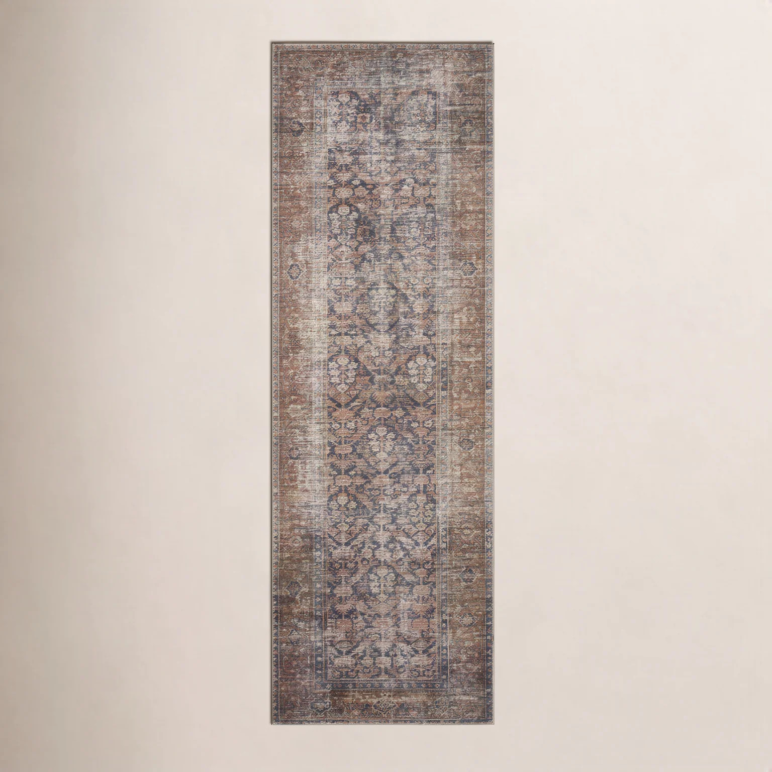 Billie Oriental Ink / Salmon Area Rug | Wayfair North America
